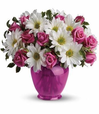 Teleflora's Pink Daisy Delight